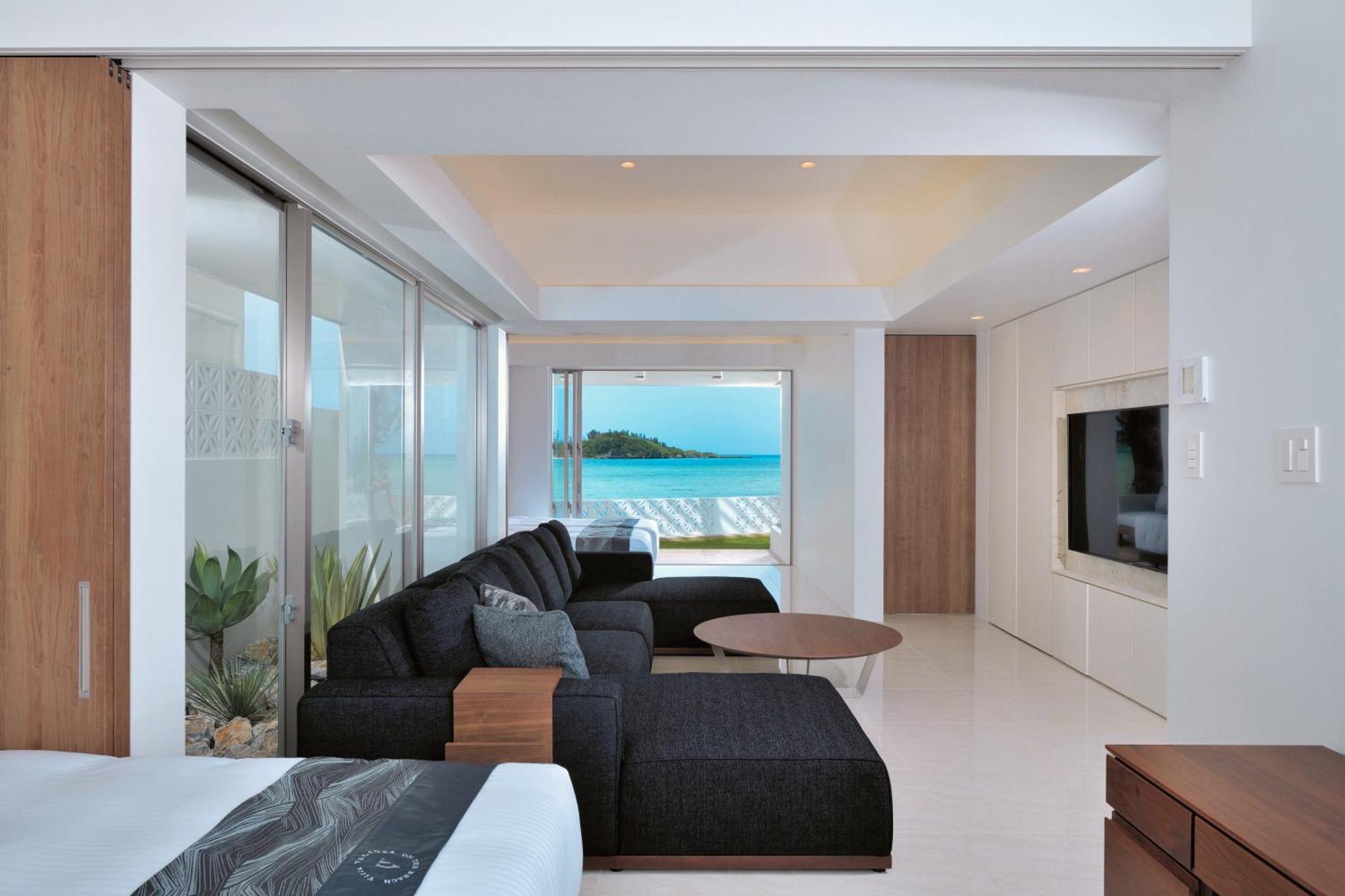Villa Valiosa On The Beach Onna Luaran gambar