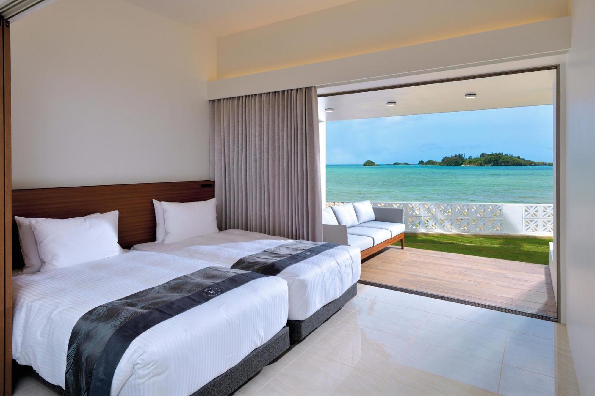 Villa Valiosa On The Beach Onna Luaran gambar
