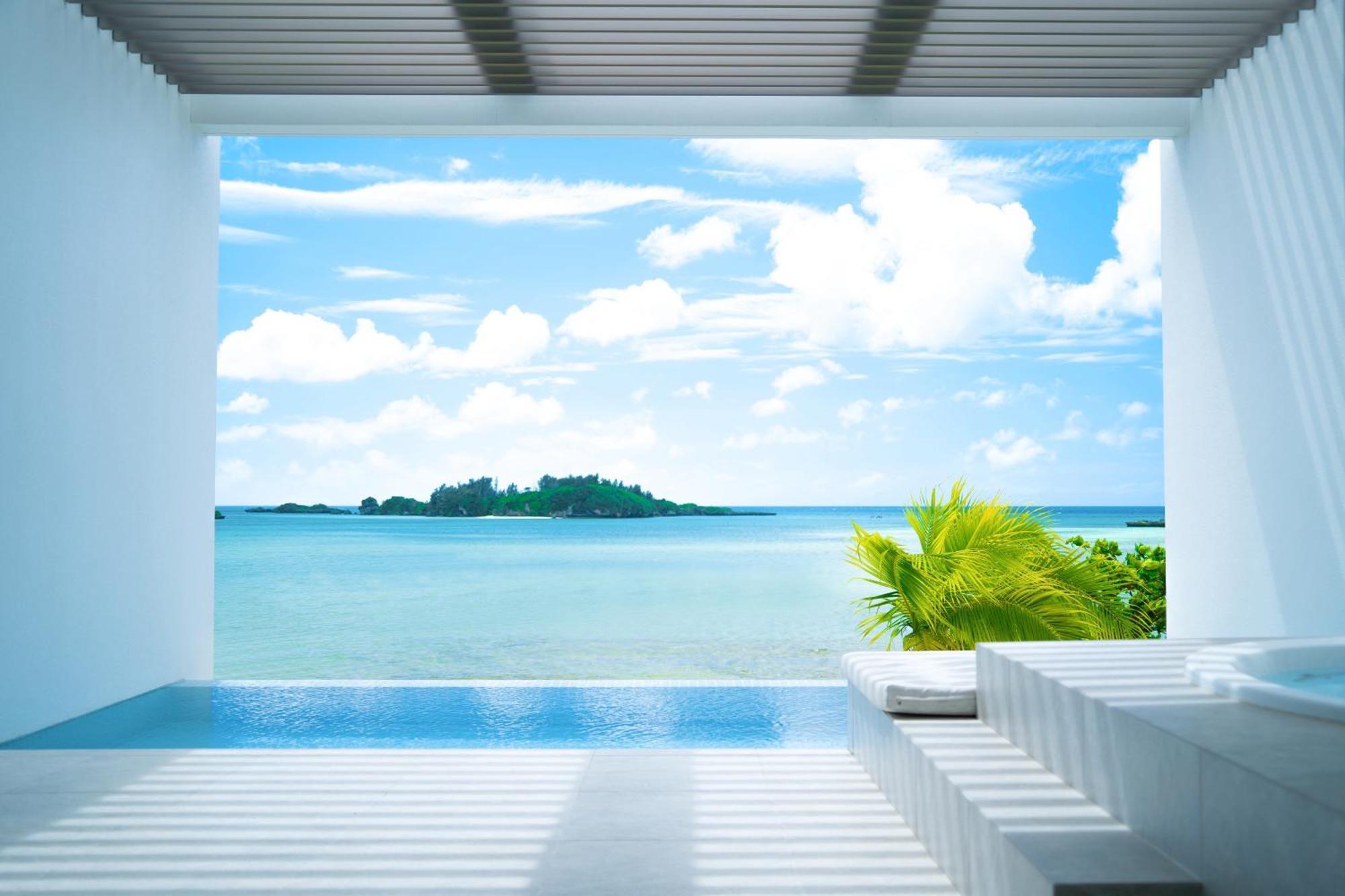Villa Valiosa On The Beach Onna Luaran gambar